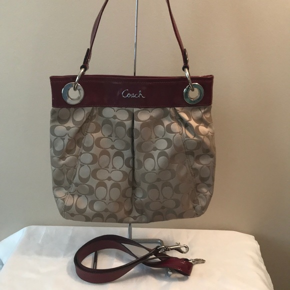 Coach Handbags - Authentic Coach Ashley Signature Hippie Crossbody
